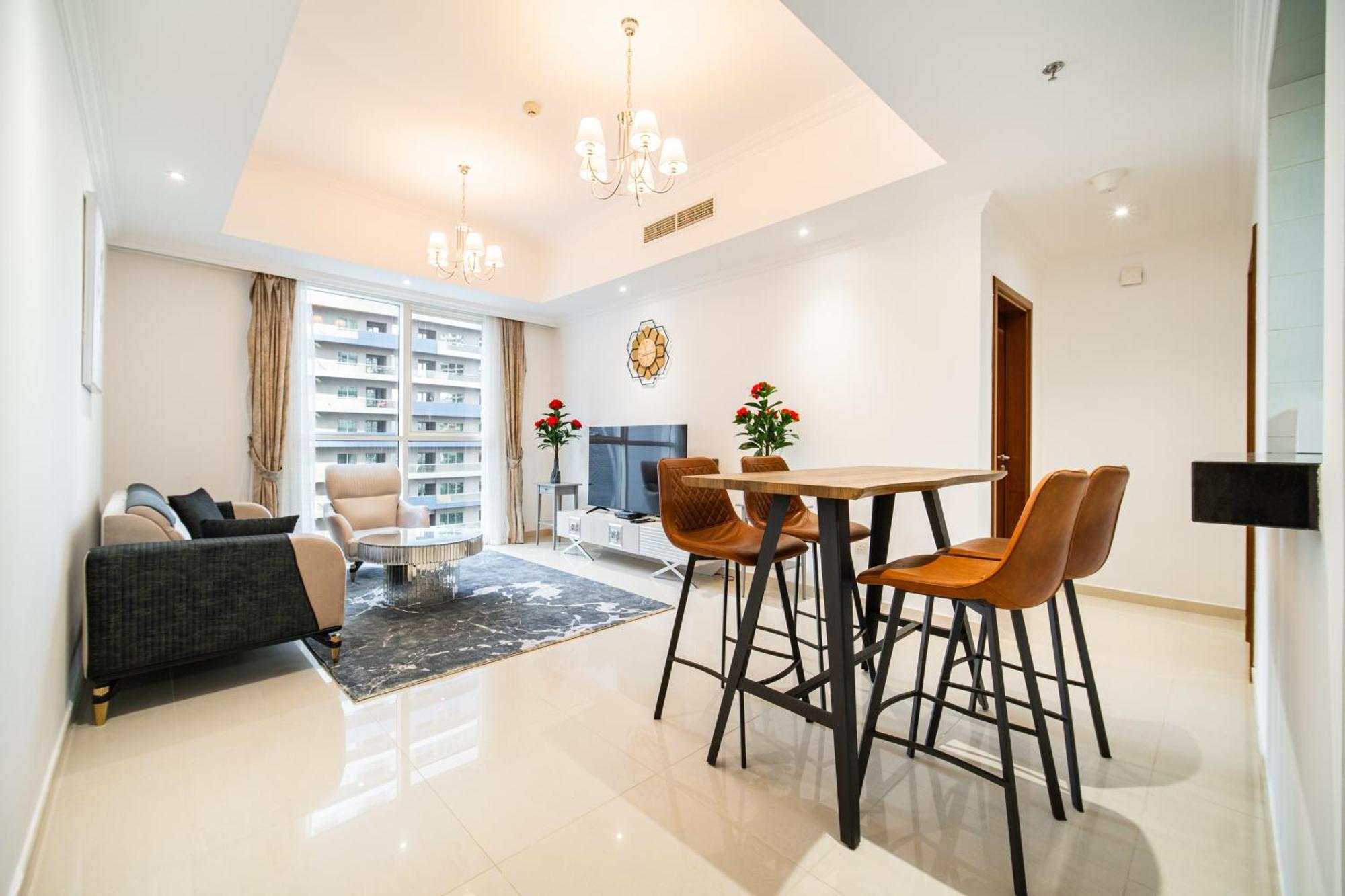 Elegant Escapes - Homely 1b In Dunya Tower Apartamento *
